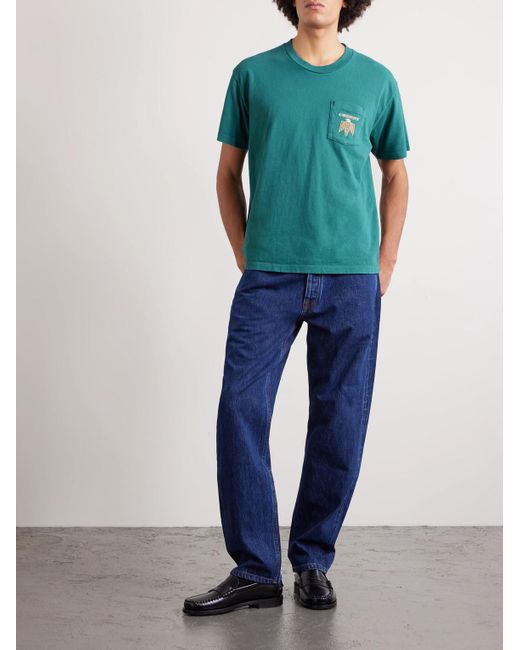 CHERRY LA Green Logo-Print Cotton-Jersey T-Shirt for men