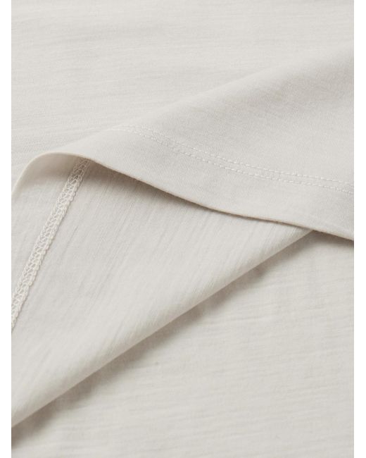 Orlebar Brown White Ob-T Slim-Fit Merino Wool-Jersey T-Shirt for men