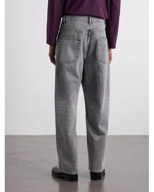 FRAME Gray Wide-Leg Jeans for men