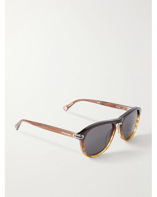 Orlebar Brown Brown The Danny D-Frame Acetate Sunglasses for men