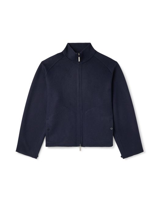 STÒFFA Blue Cashmere Blouson Jacket for men