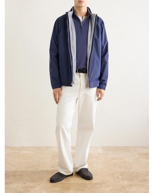 Peter Millar Blue Ryder Recycled-shell Jacket for men