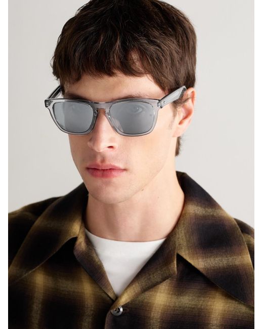 Oliver Peoples Gray Roger Federer R-3 Square-frame Acetate Sunglasses for men