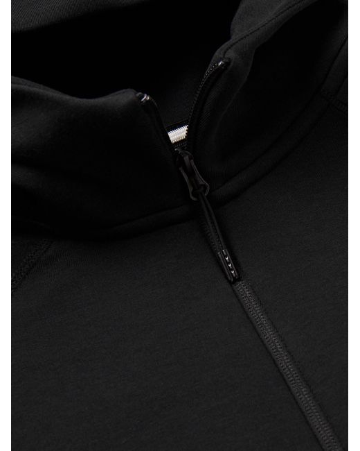 Felpa in Tech Fleece di misto cotone con cappuccio di Nike in Black da Uomo