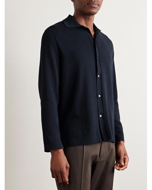 Cotton Shirt di STÒFFA in Blue da Uomo