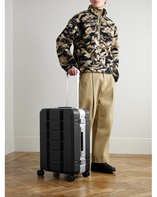 Db Journey Black Ramverk Pro Medium Polycarbonate And Aluminium Check-in Suitcase for men