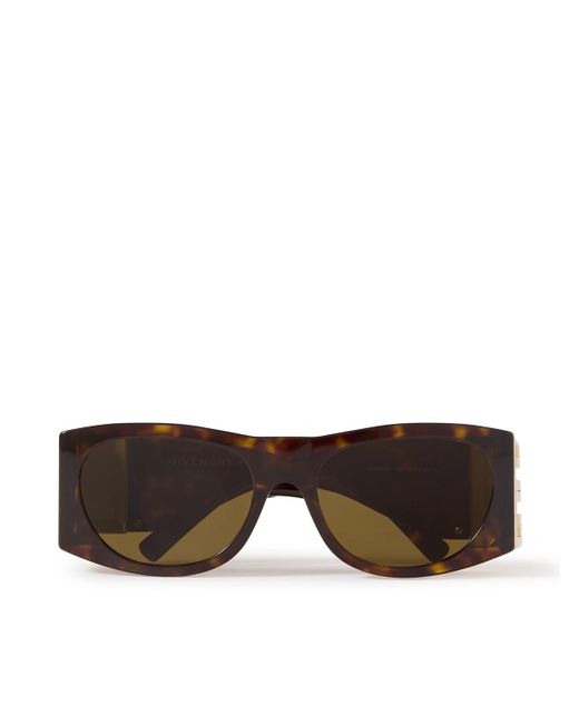 Givenchy Multicolor Rectangular-frame Gold-tone And Tortoiseshell Acetate Sunglasses for men
