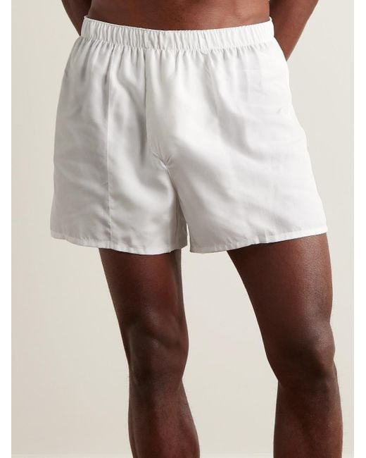 CDLP White Three-pack Lyocell-poplin Boxer Shorts for men