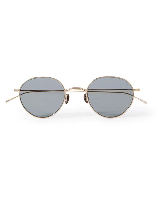 Eyevan 7285 Metallic 10 Eyevan 170 Round-frame Titanium Sunglasses for men
