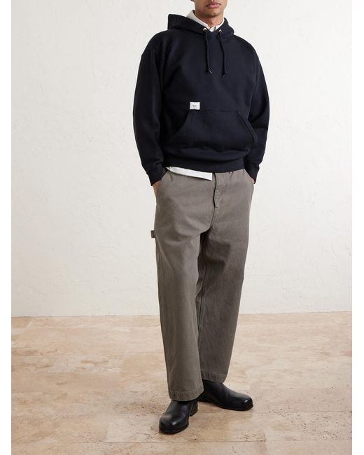 (w)taps Gray Armstg2501 Straight-leg Cotton-canvas Trousers for men