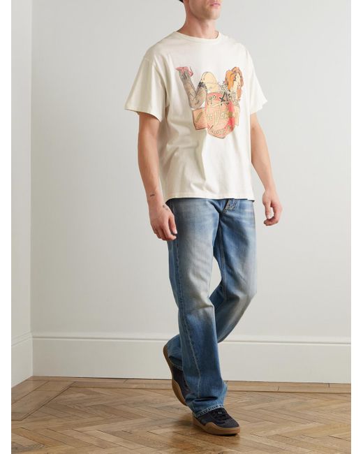 GALLERY DEPT. White Doc Johnson Toys 4 Love Glittered Printed Cotton-jersey T-shirt for men