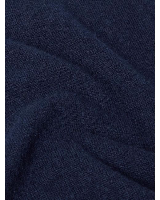 Hartford Blue Wool And Cashmere-blend Polo Shirt for men
