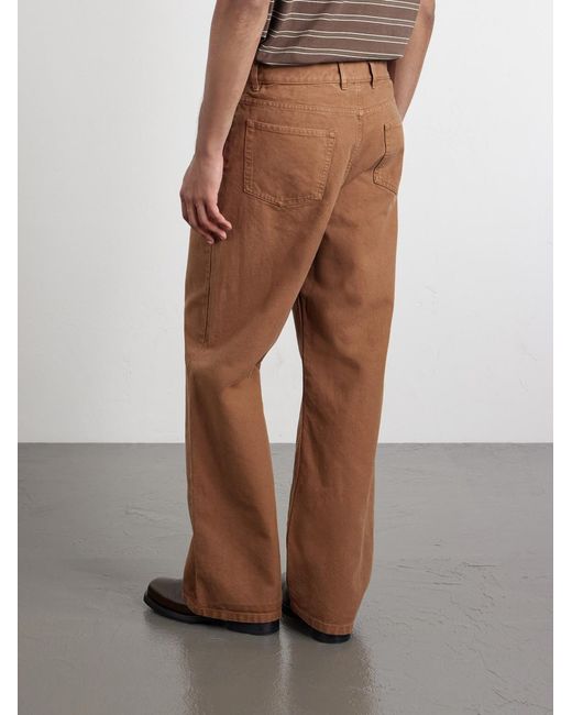 A.P.C. Brown Aaron Straight-Leg Jeans for men