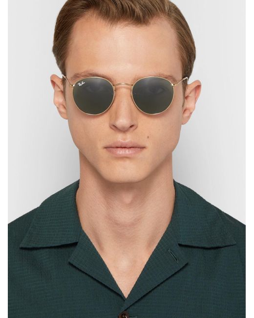 circle ray bans mens