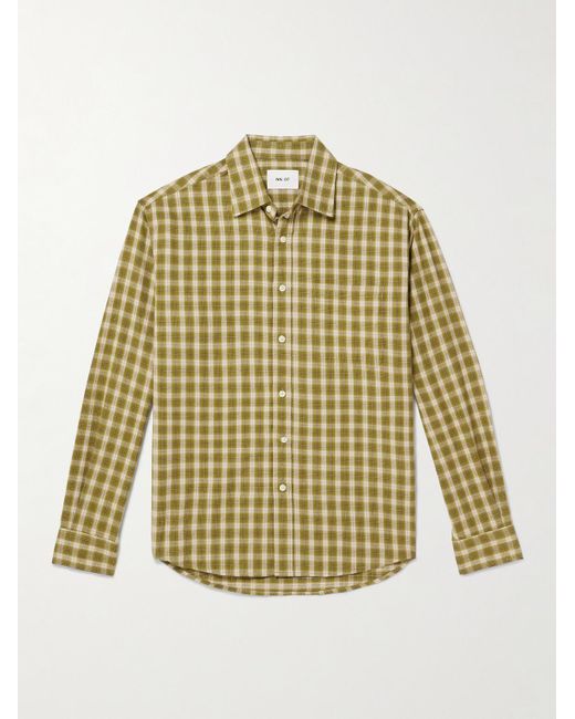 NN07 Metallic Deon 5465 Organic Cotton-Flannel Shirt for men