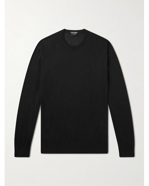 Tom Ford Black Cashmere Sweater for men