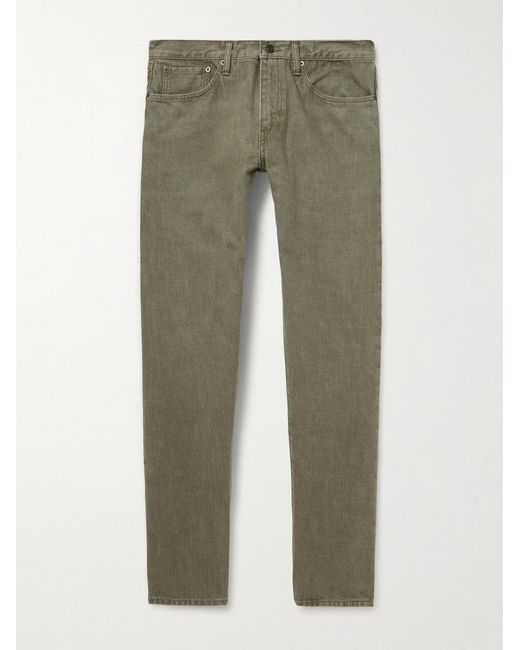 RRL Green Slim-Fit Jeans for men