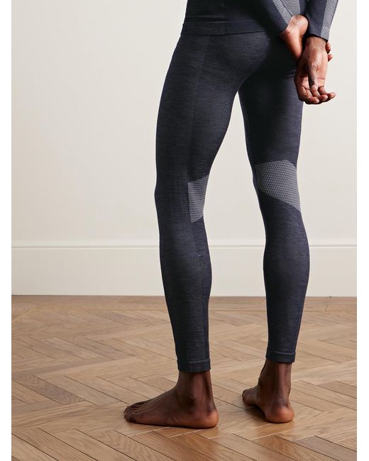 Kjus Blue Freelite Stretch-knit Ski Tights for men