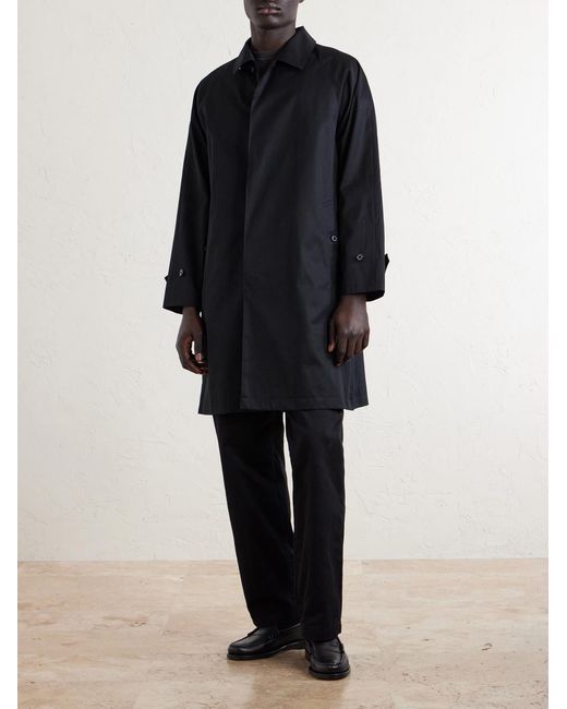 Neighborhood Blue Balcollar Cotton-Gabardine Trench Coat for men