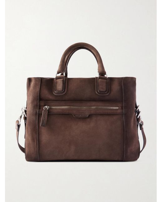 Officine Creative Brown Jules 007 Leather Briefcase for men