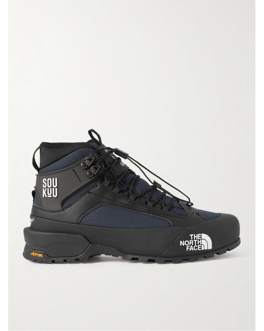 The North Face Black Undercover Soukuu Canvas And Rubber Hiking Boots for men