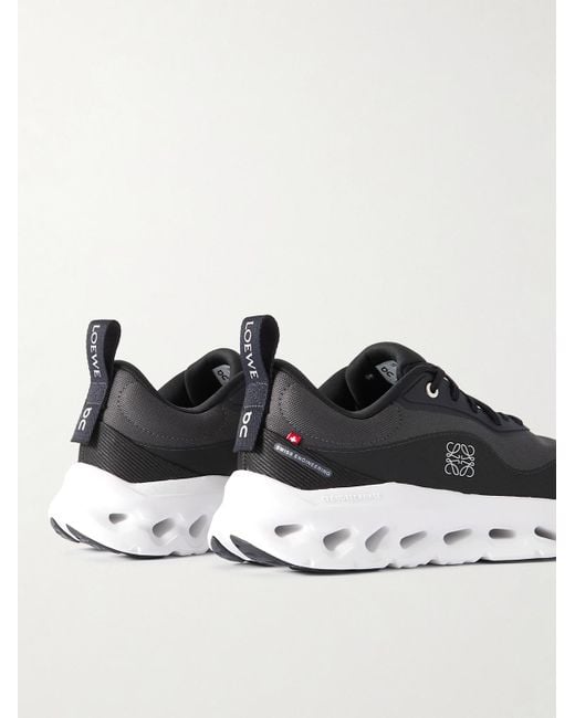 LOEWE×ON CLOUDTILT 2.0 ブラック 22cm スニーカー Loewe On Cloudtilt 2.0 Stretch-Knit Sneakers in Black for