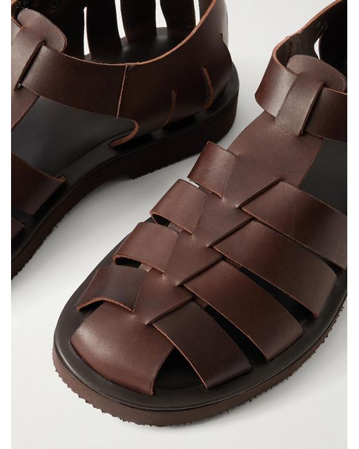 Mr P. Brown Fisherman Leather Sandals for men