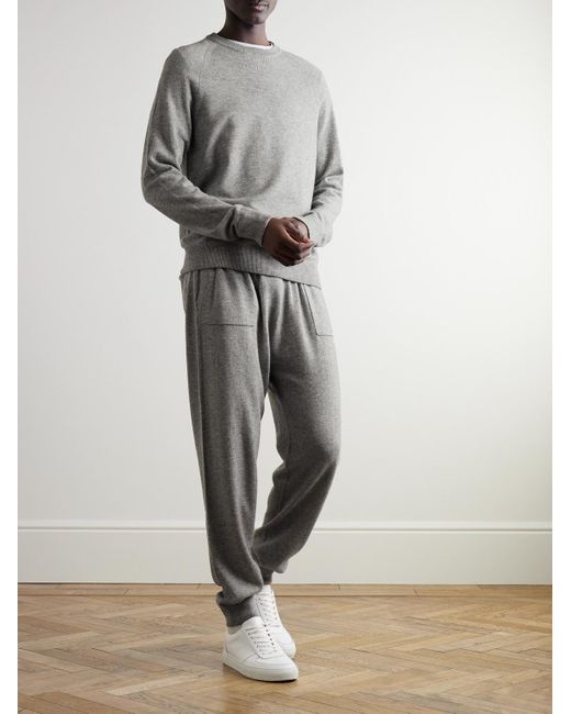 Mr P. Gray Wool And Cashmere-Blend Sweater for men