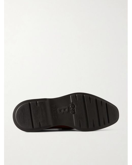 Berluti Brown Alessio Venezia Leather Loafers for men