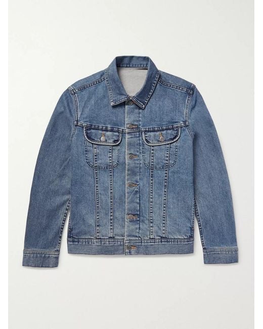A.P.C. Blue Denim Jacket for men