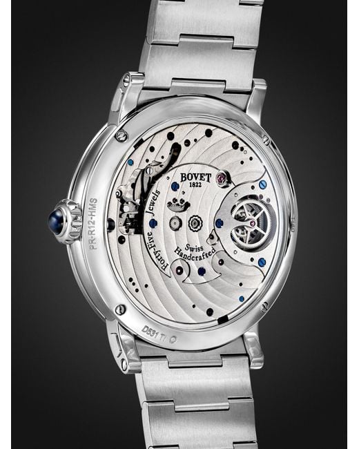 Bovet Black Récital 12 Hand-wound Titanium Watch for men