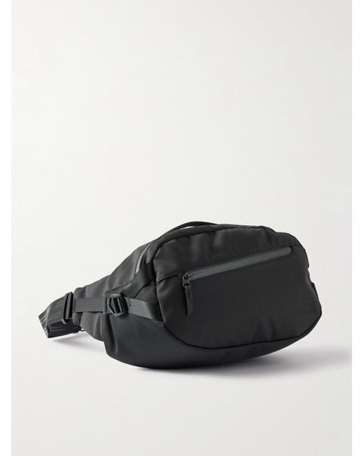 Porter-Yoshida and Co Black Future Cordura Nylon Belt Bag for men