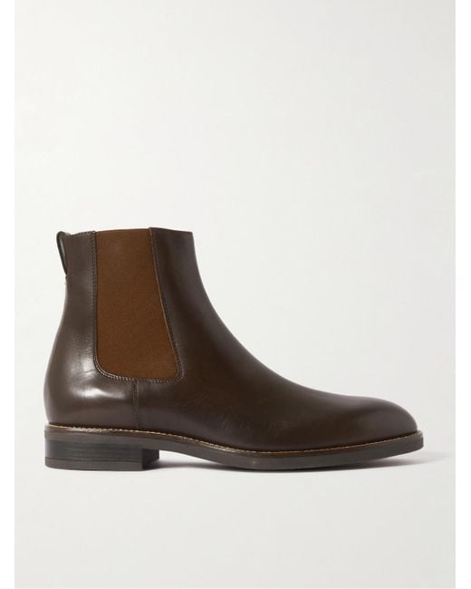 Paul Smith Brown Canon Leather Chelsea Boots for men