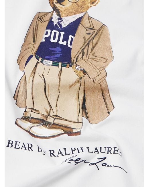 Polo Ralph Lauren White Logo-Print Cotton-Jersey T-Shirt for men