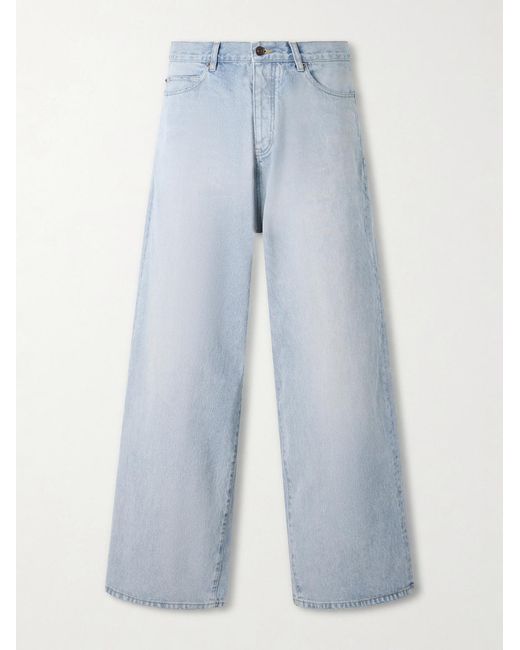 Balenciaga Blue Wide-leg Jeans for men
