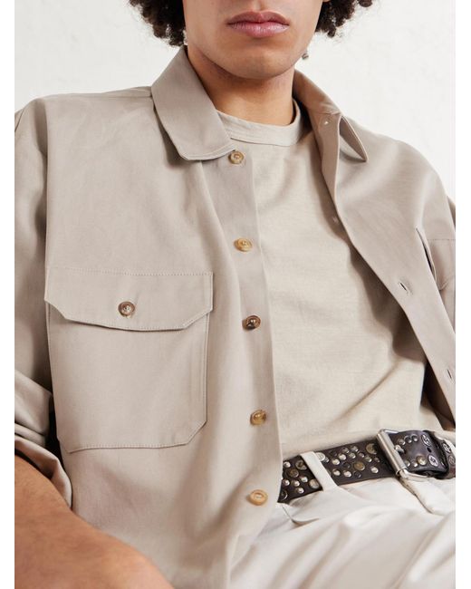 James Perse White Combed Cotton-Jersey T-Shirt for men