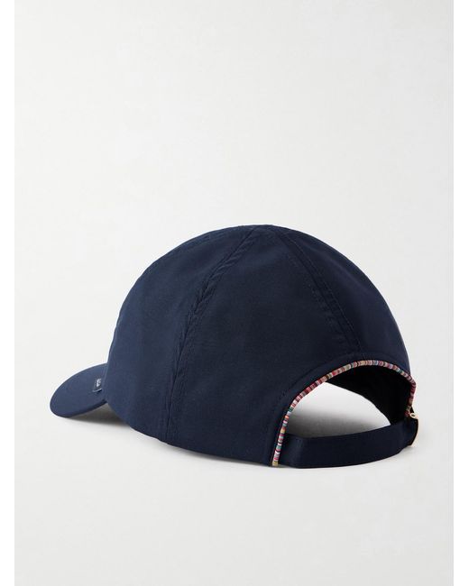 Paul Smith Blue Wool-Twill Baseball Cap for men