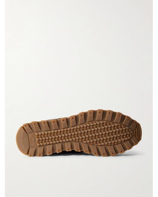 Mr P. Brown Carlos Suede And Leather Sneakers for men