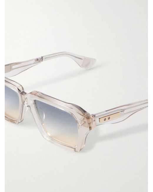 Dita Eyewear Natural Detron Square-Frame Acetate Sunglasses for men