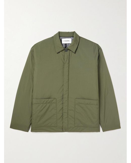 FRAME Green Padded Shell Jacket for men