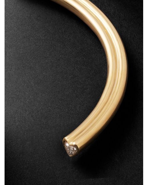 Heart 18-Karat Diamond Cuff di MAOR in Black da Uomo