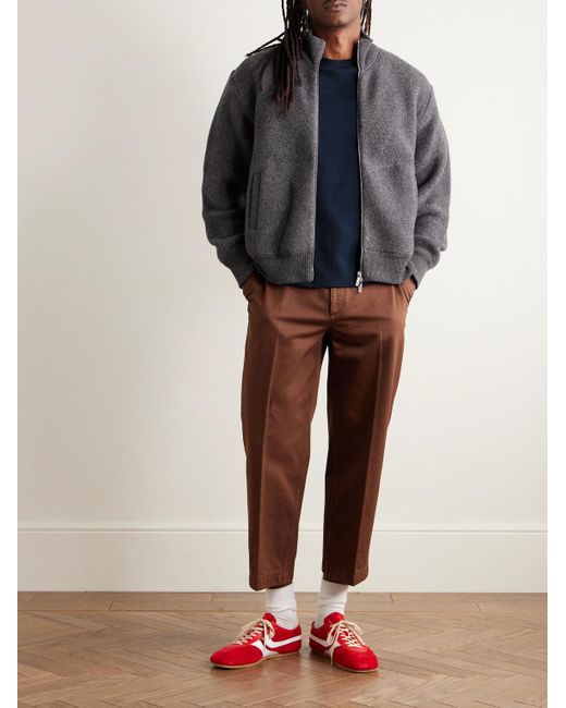 Thom Browne Blue Striped Cotton-Jersey T-Shirt for men