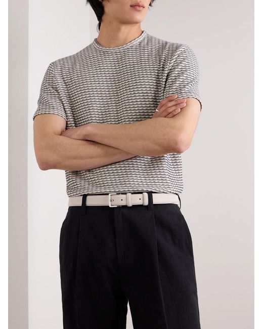 Mr P. Natural 3Cm Suede Belt for men