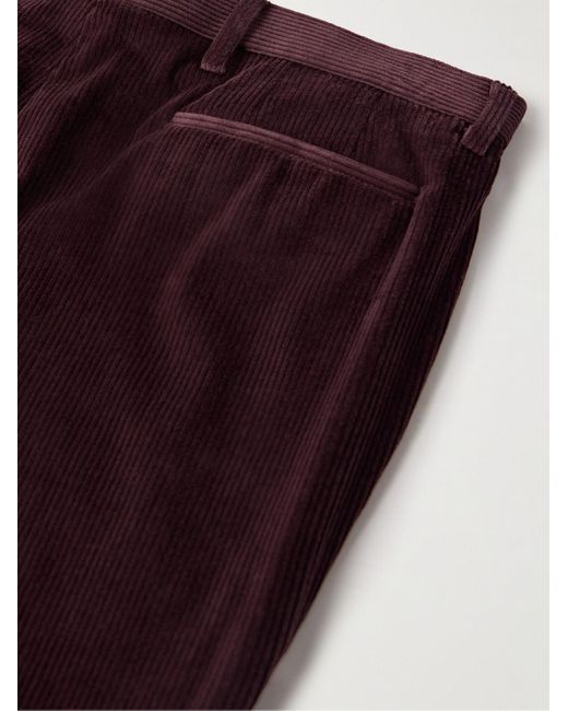 Paul Smith Purple Slim-fit Cotton-blend Corduroy Suit Trousers for men