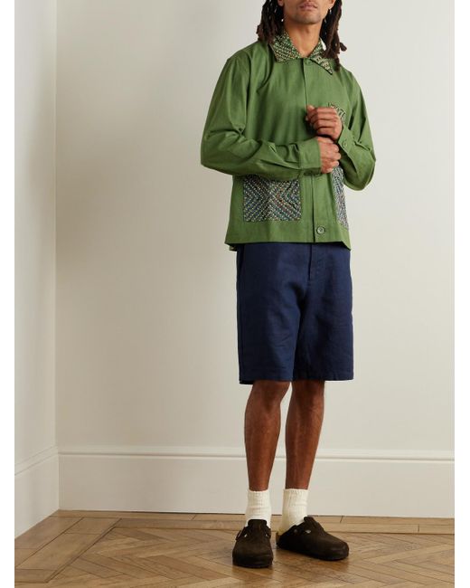 Overshirt di Kardo in Green da Uomo