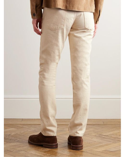Sid Mashburn Natural Slim-fit Jeans for men