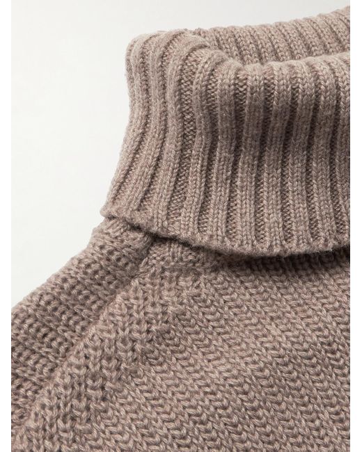 Cashmere Rollneck Sweater di STÒFFA in Gray da Uomo