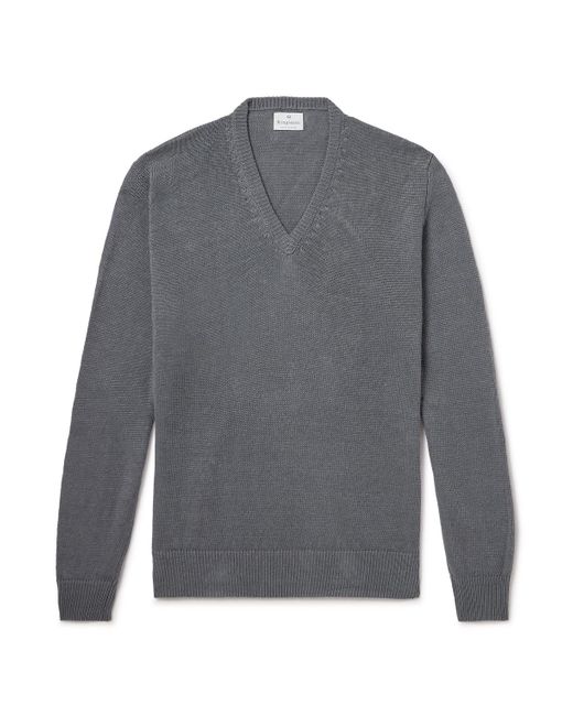 Kingsman Gray Linen Sweater for men