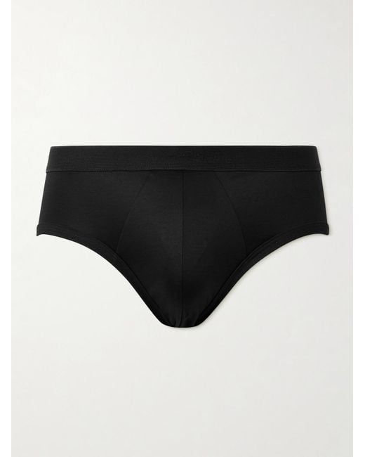 Zimmerli of Switzerland Black Sea Island Cotton Briefs for men