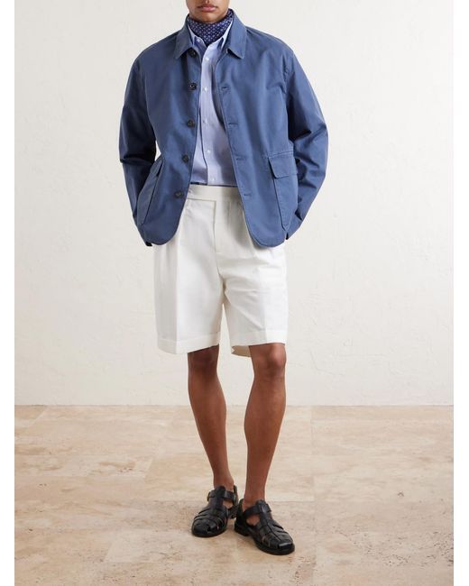 Valstar Blue Cotton-Canvas Field Jacket for men